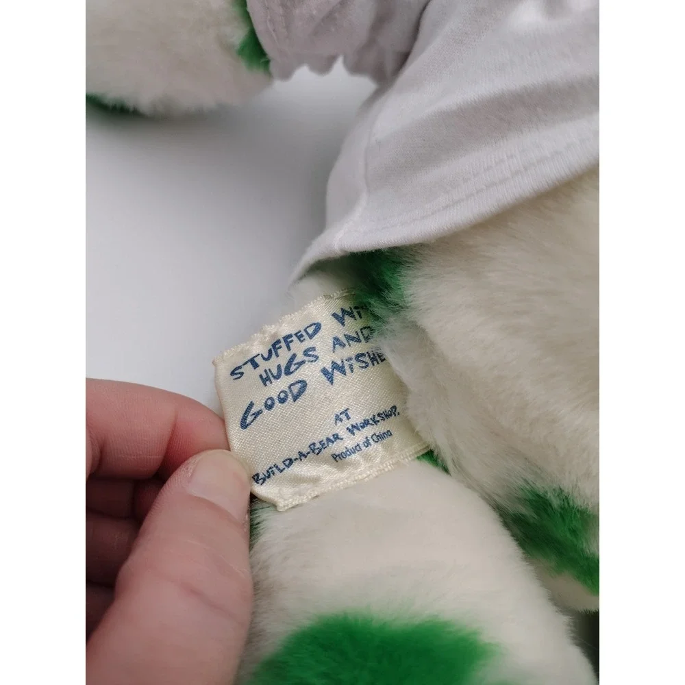 Build A Bear St. Patricks Day Bear Irish Clover Shamrock Green Lucky Teddy 2003